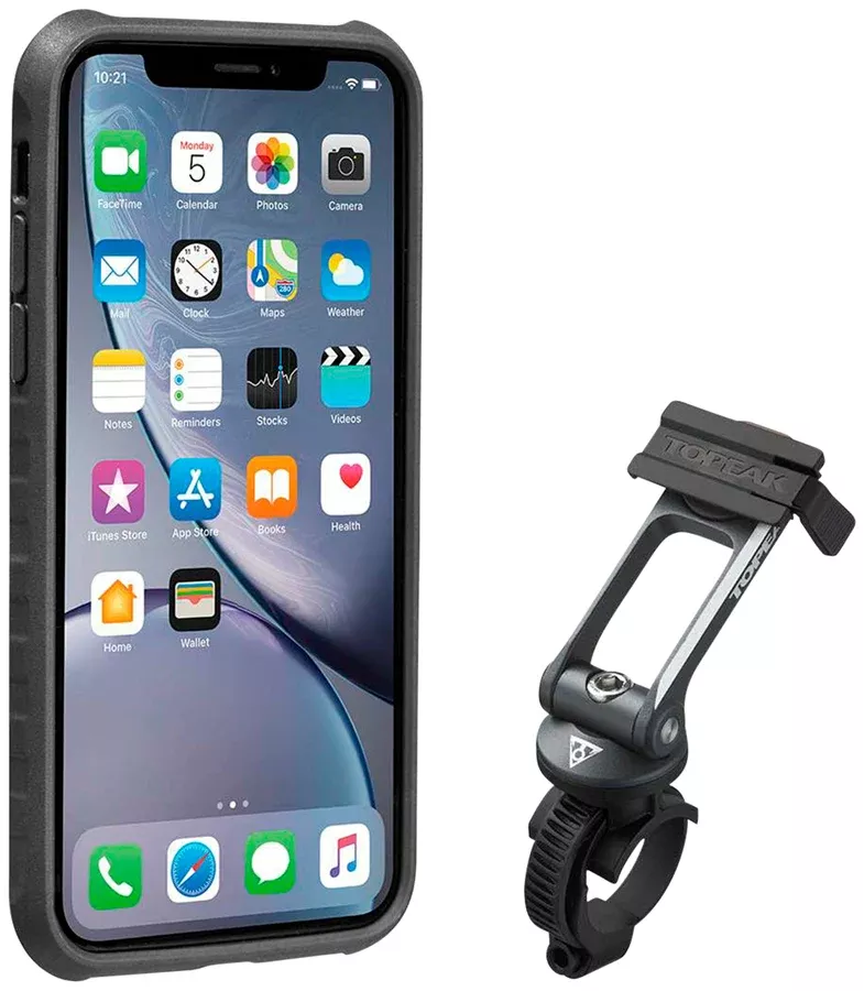 Topeak Ridecase with Mount - Fits iPhone XR Black/Gray