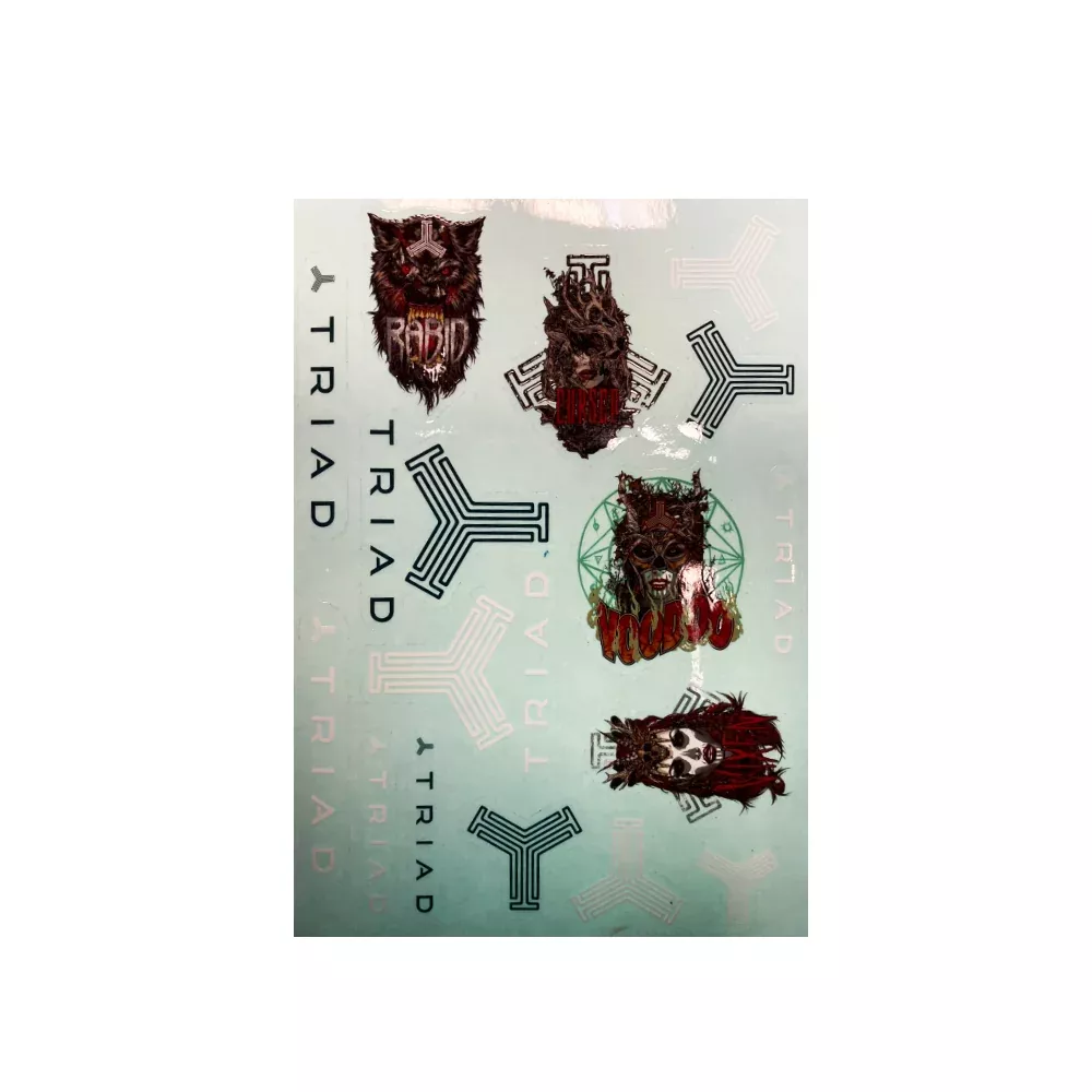 Triad Scooters Dark Ritual Sticker Sheet