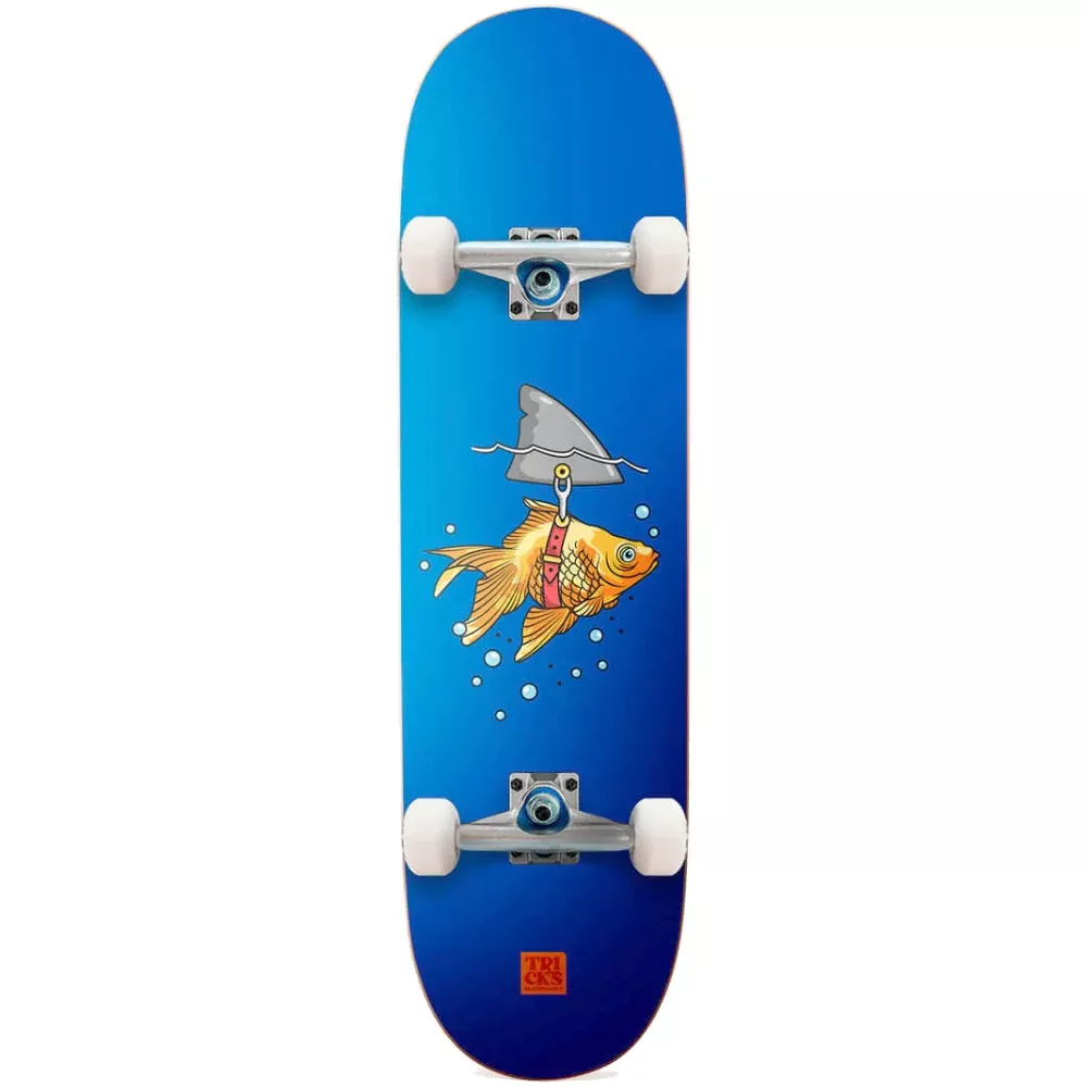 Tricks Bad Fish 7.75" Youth Skateboard Complete