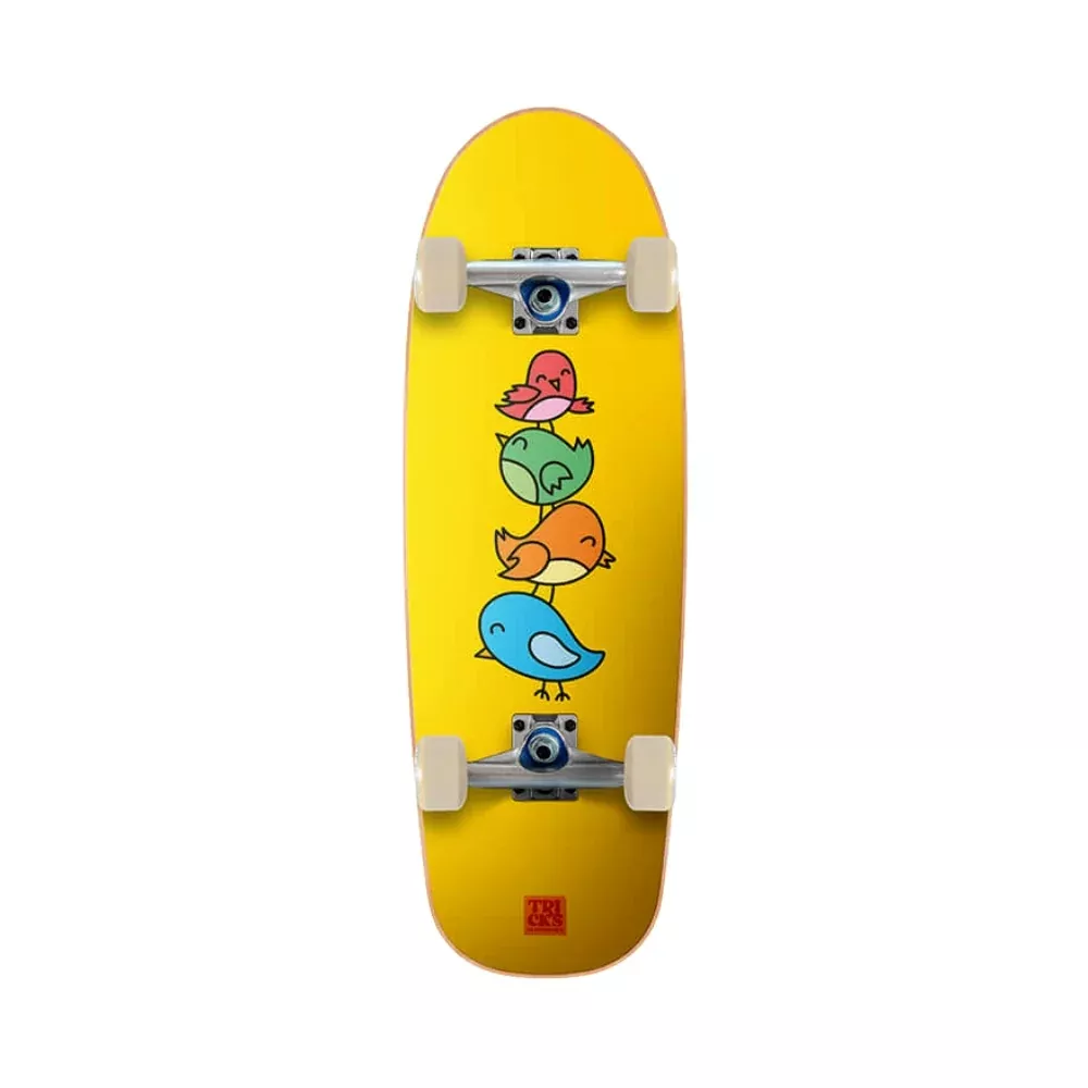 Tricks Birds Mini Foam 8.25" Youth Skateboard Complete