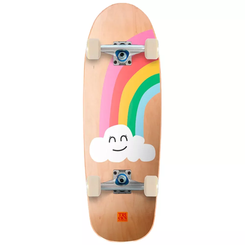 Tricks Rainbow 8.25" Youth Skateboard Complete