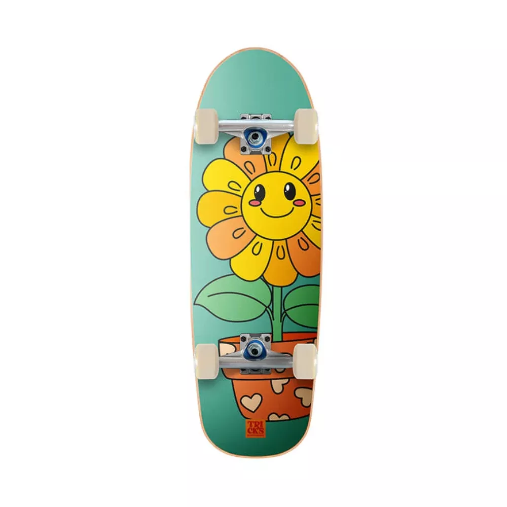 Tricks Spring Mini Foam 8.25" Youth Skateboard Complete