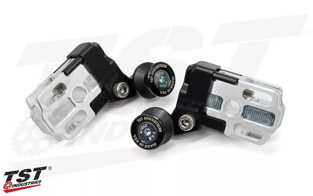 TST Industries Captive Chain Adjusters with Spools – Honda Grom (2022+)