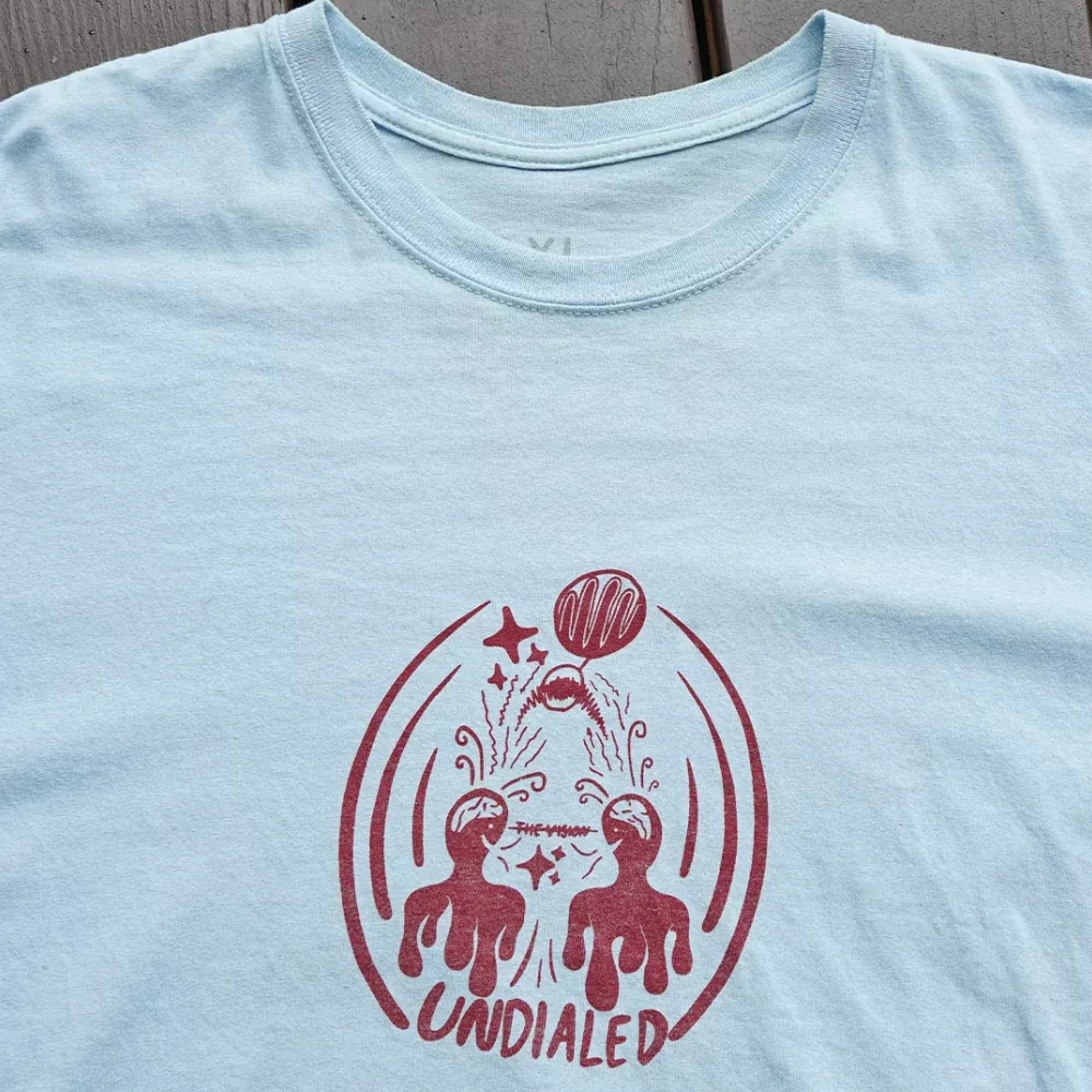 Undialed Frequency Blue Tee - Shirt