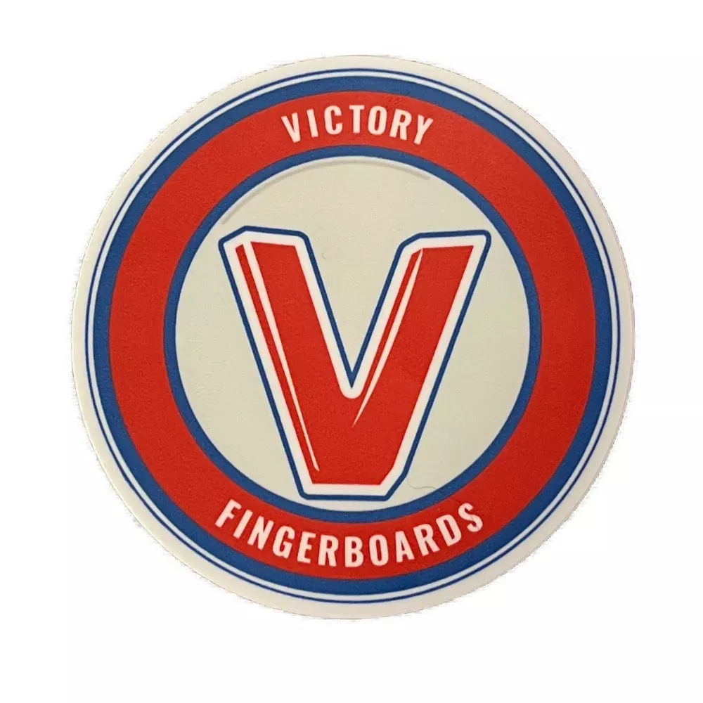Victory Fingerboards Red White & Blue Sticker