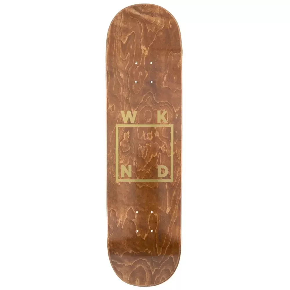 WKND Gold Box Logo 8.5 - Skateboard Deck