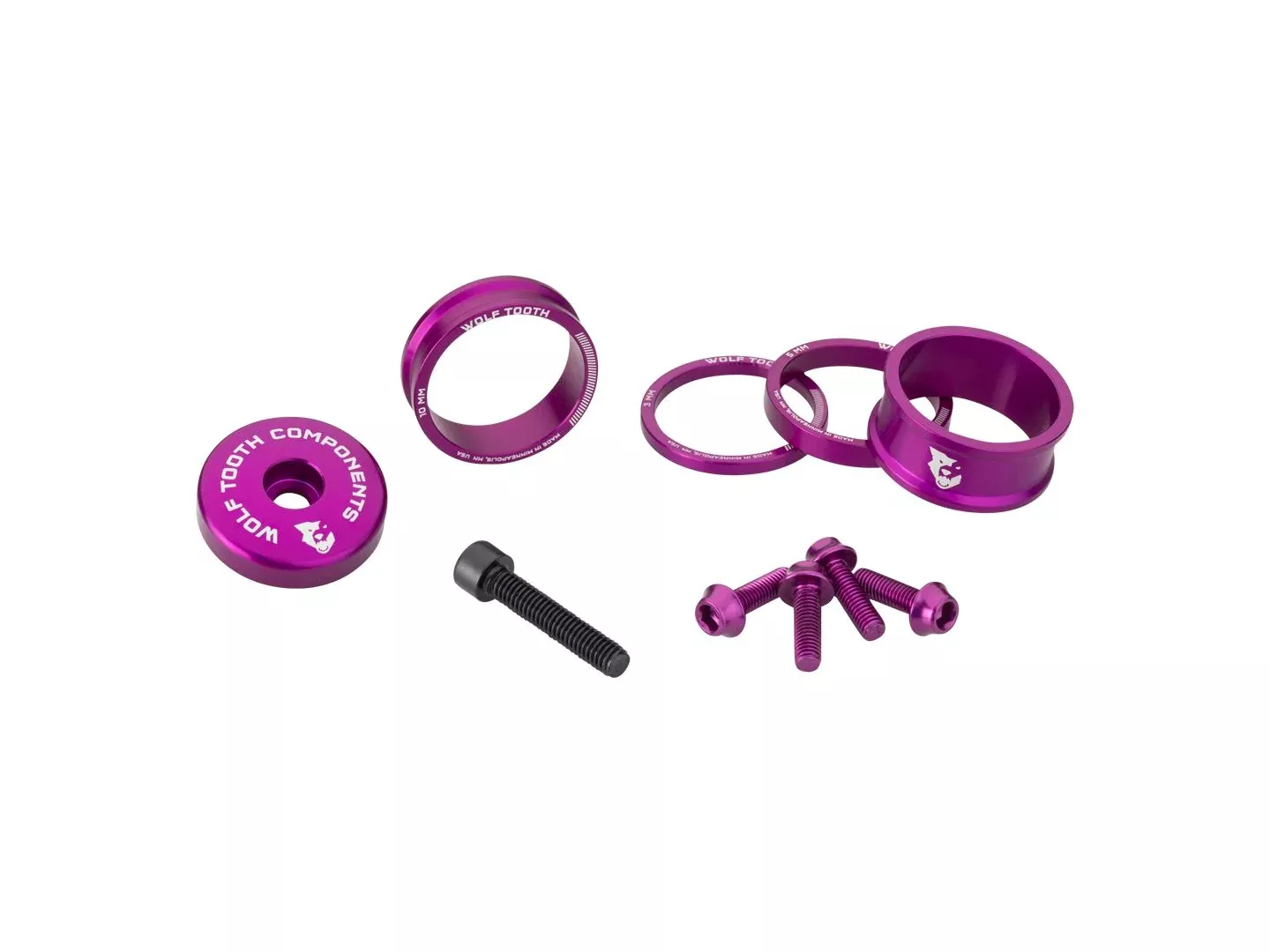 Wolf Tooth Components Anodized Bling Kit - Purple