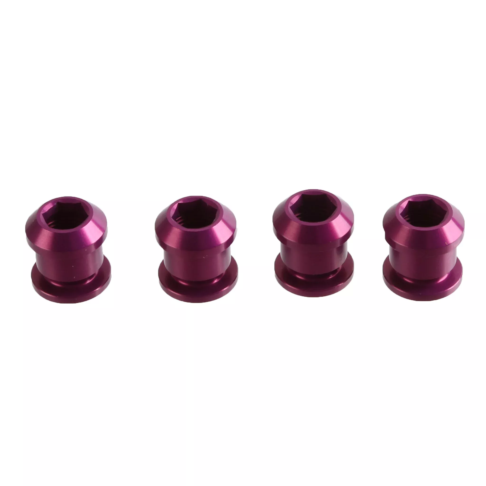 Wolf Tooth Components Single Chainring Bolt/Nut Set 4pc Pur