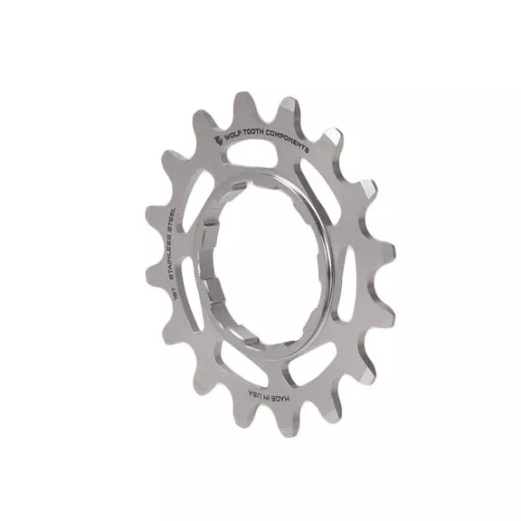 Wolf Tooth Single Speed Stainless Steel Cog - 16t Compatible 3/32" Chains