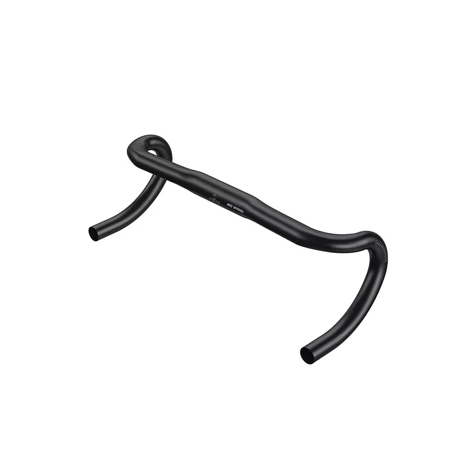 Zipp Service Course 80 Ergo Drop Handlebar - Aluminum 31.8mm 38cm Bead Blast BLK A2