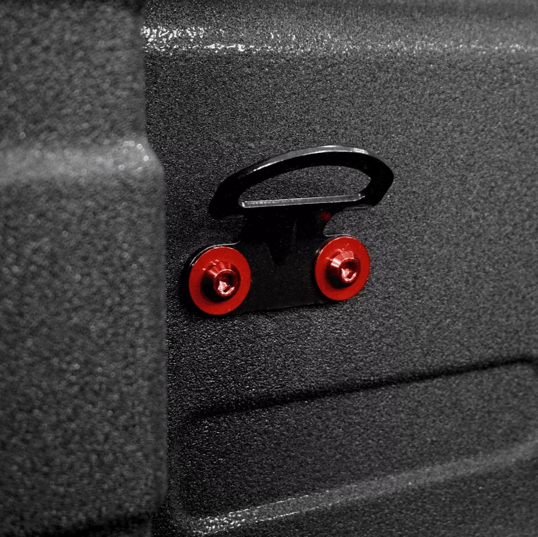 ZSPEC Bed Rope Hooks Fastener Kit for '05-23+ Nissan Frontier D40/D41, Titanium